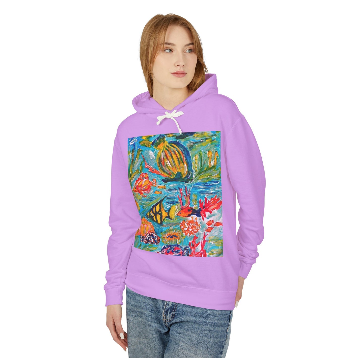 Unisex Lightweight Hooded Sweatshirt