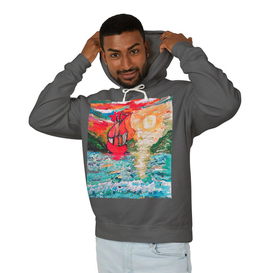 Unisex Lightweight Hooded Sweatshirt