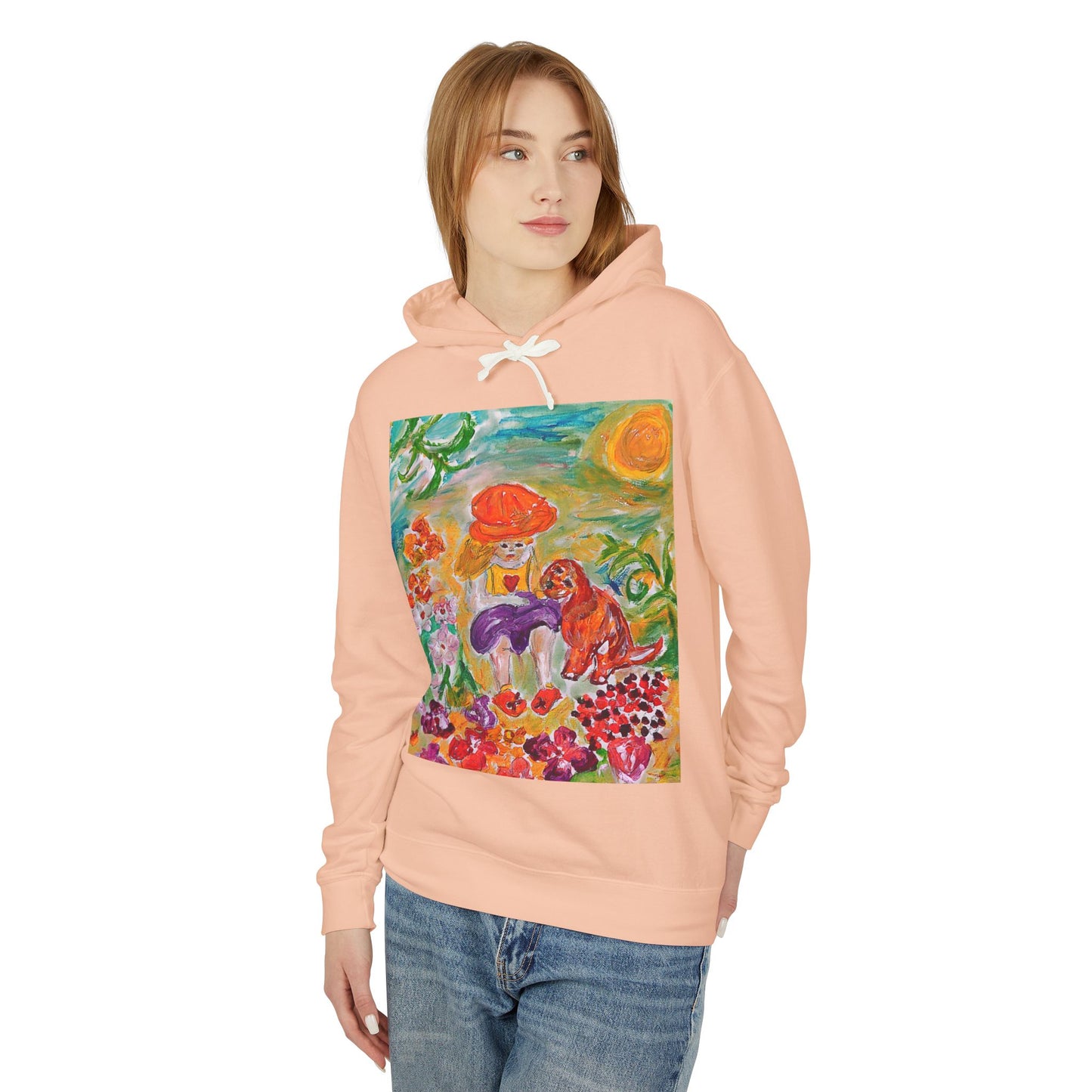 Unisex Lightweight Hooded Sweatshirt