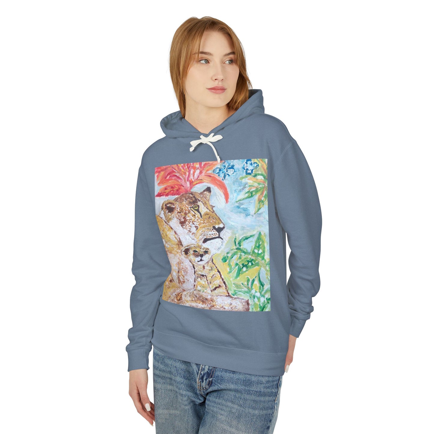 Unisex Lightweight Hooded Sweatshirt