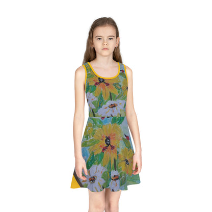 Girls' Sleeveless Sundress (AOP)