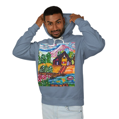 Unisex Lightweight Hooded Sweatshirt