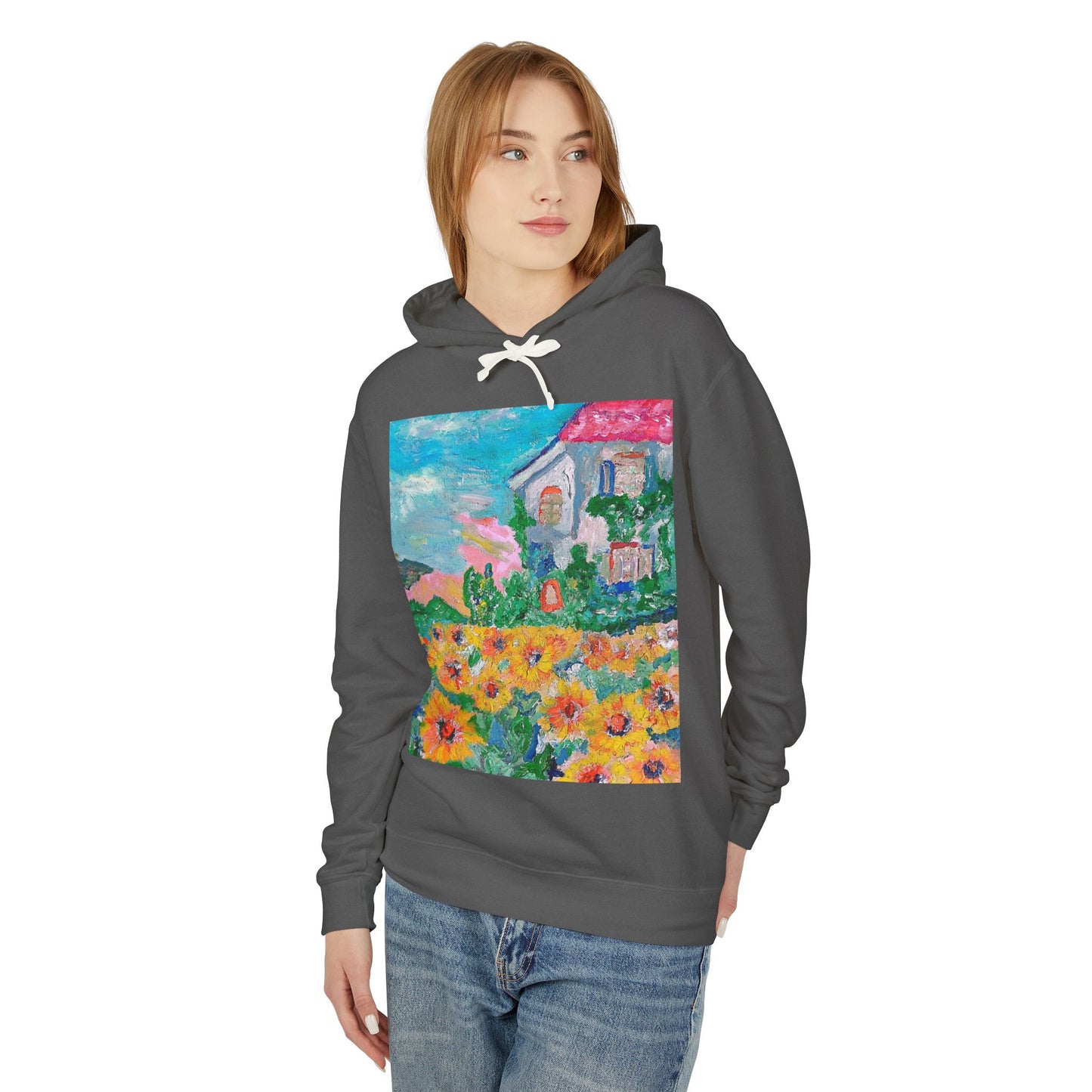 Unisex Lightweight Hooded Sweatshirt