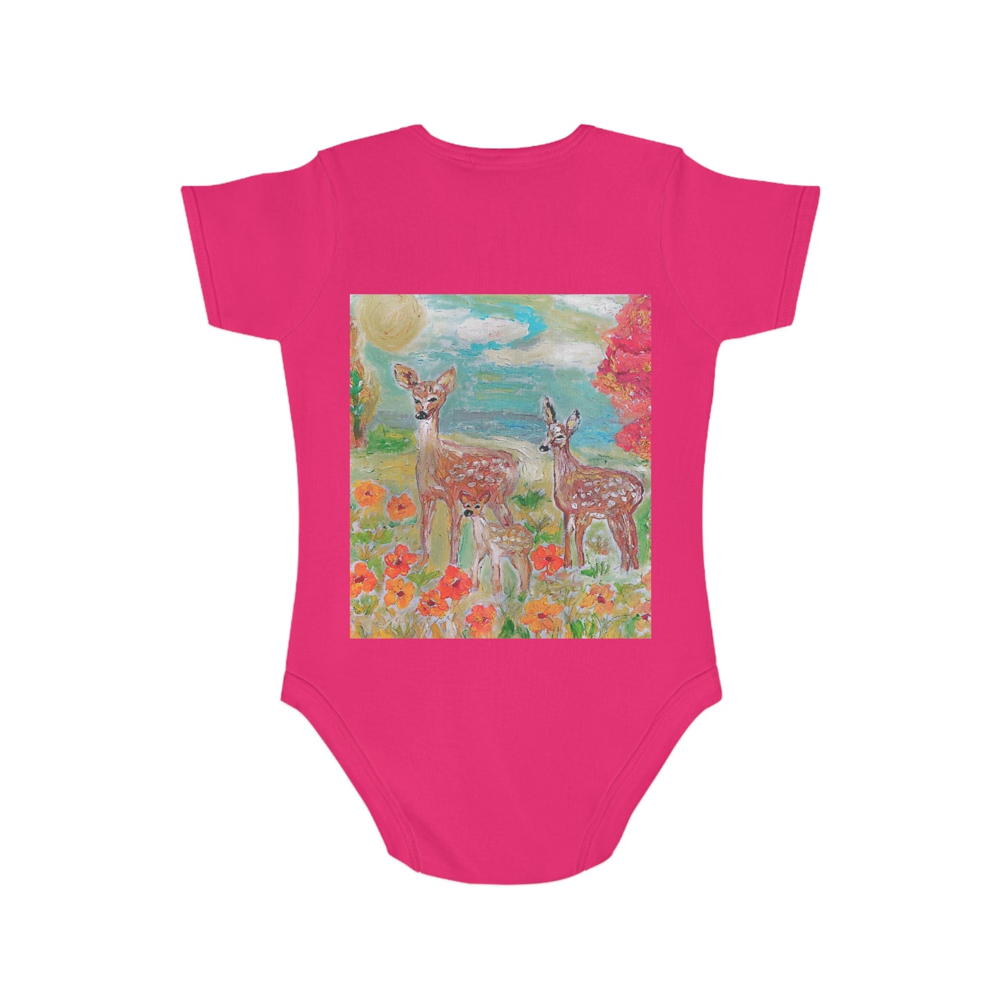 Short Sleeve Baby Bodysuit