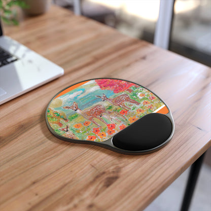 Mouse Pad With Wrist Rest