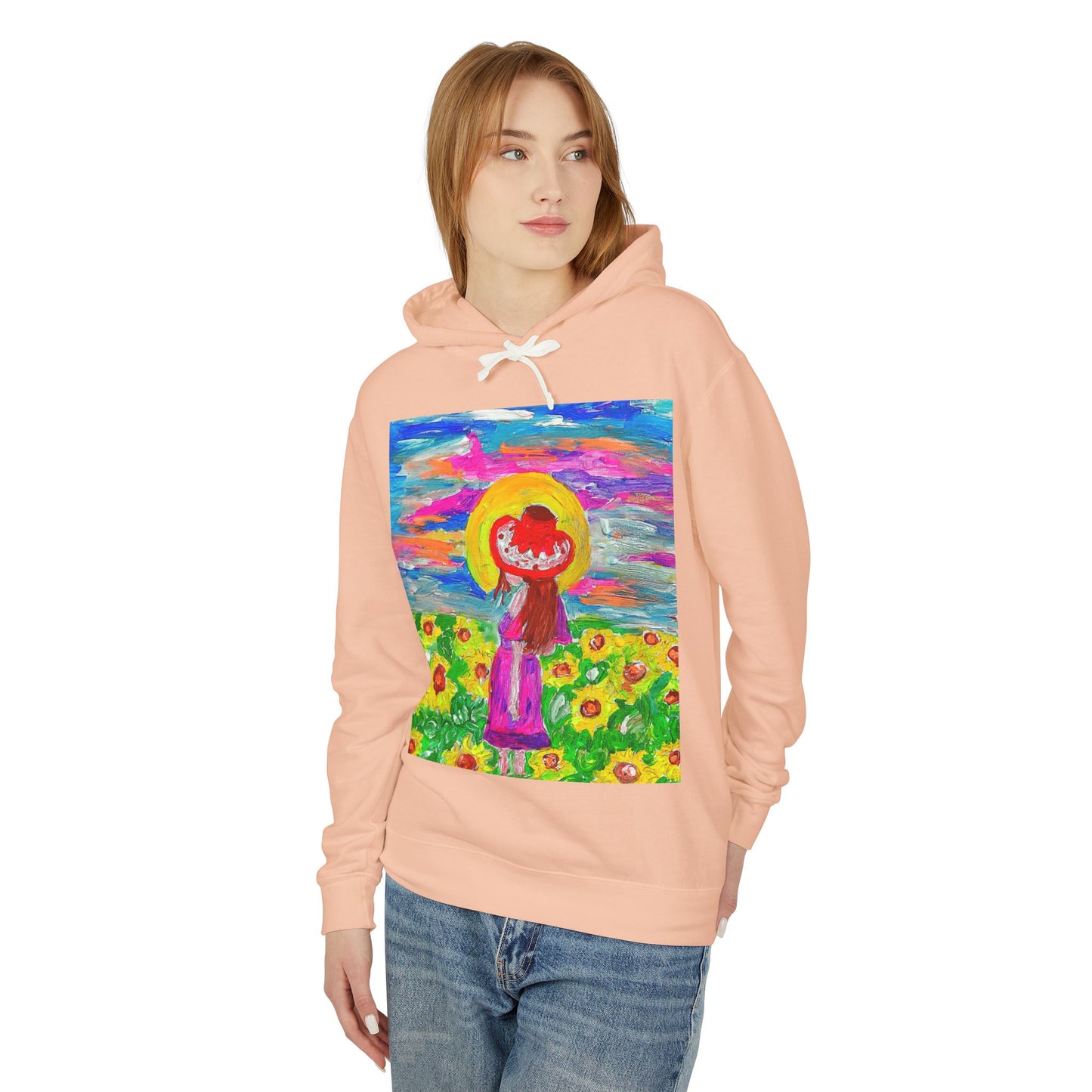 Unisex Lightweight Hooded Sweatshirt