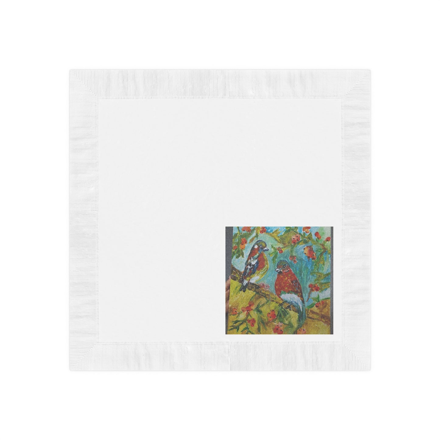 White Coined Napkins