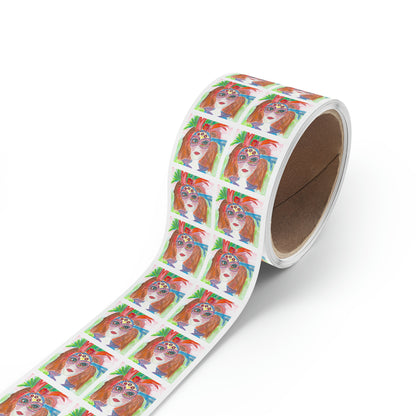 Square Sticker Label Rolls