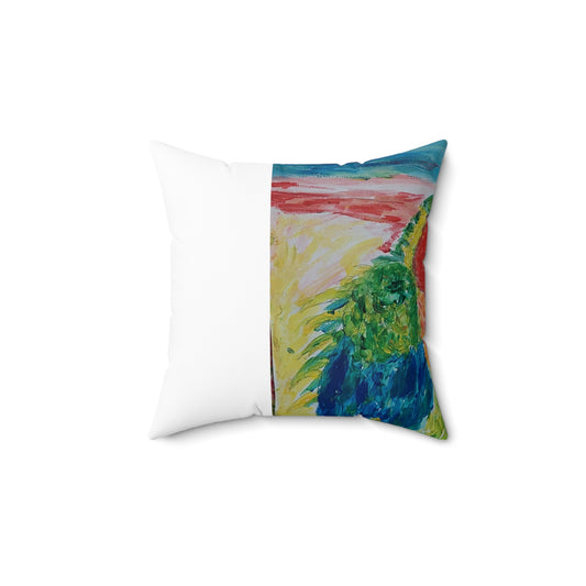 Spun Polyester Square Pillow