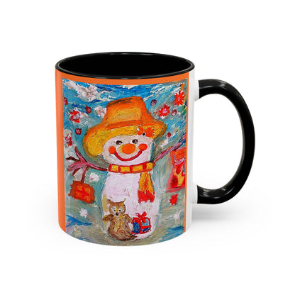 Accent Coffee Mug Snowman
