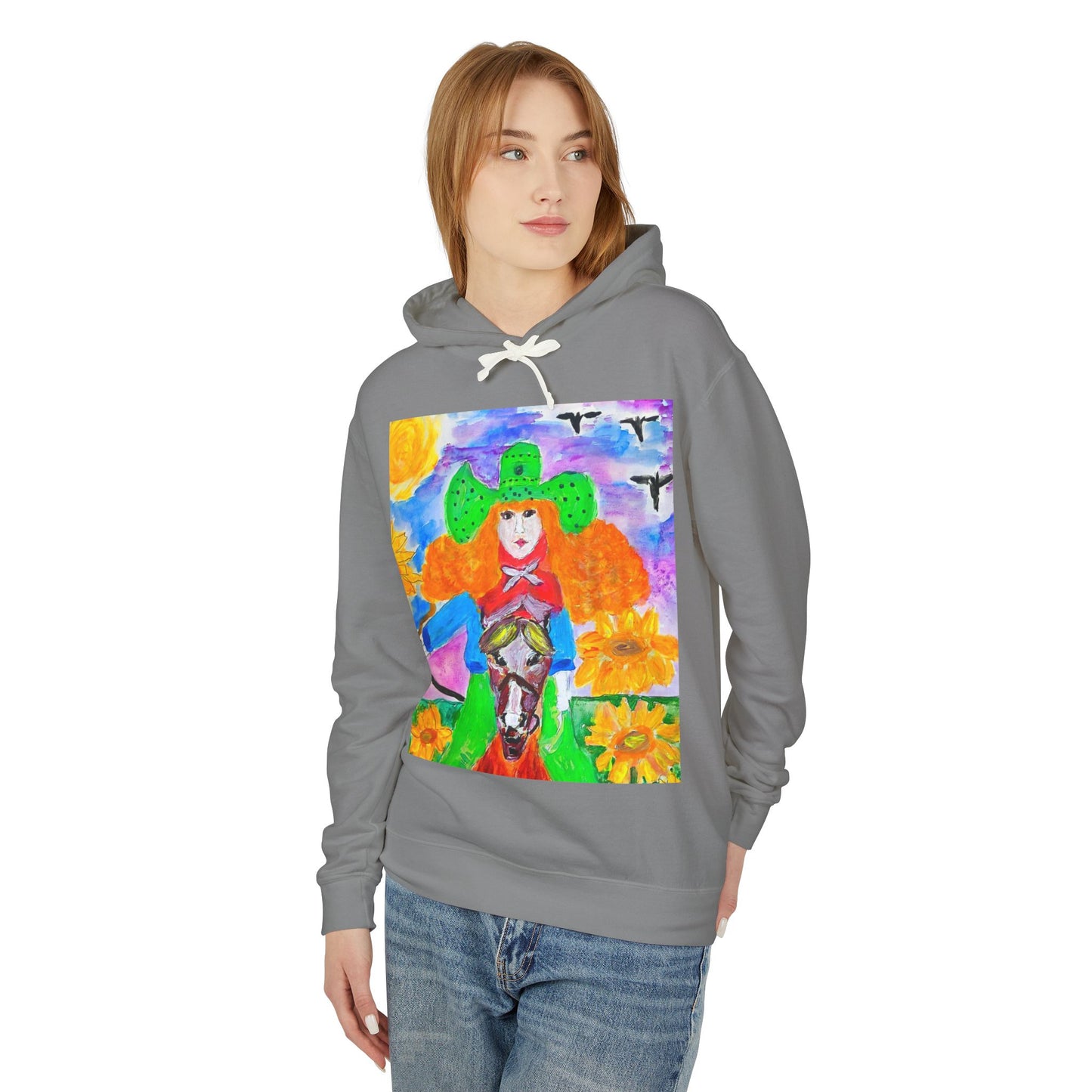 Unisex Lightweight Hooded Sweatshirt