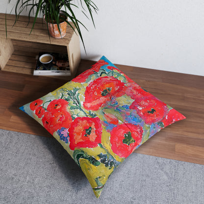 Tufted Floor Pillow, Square