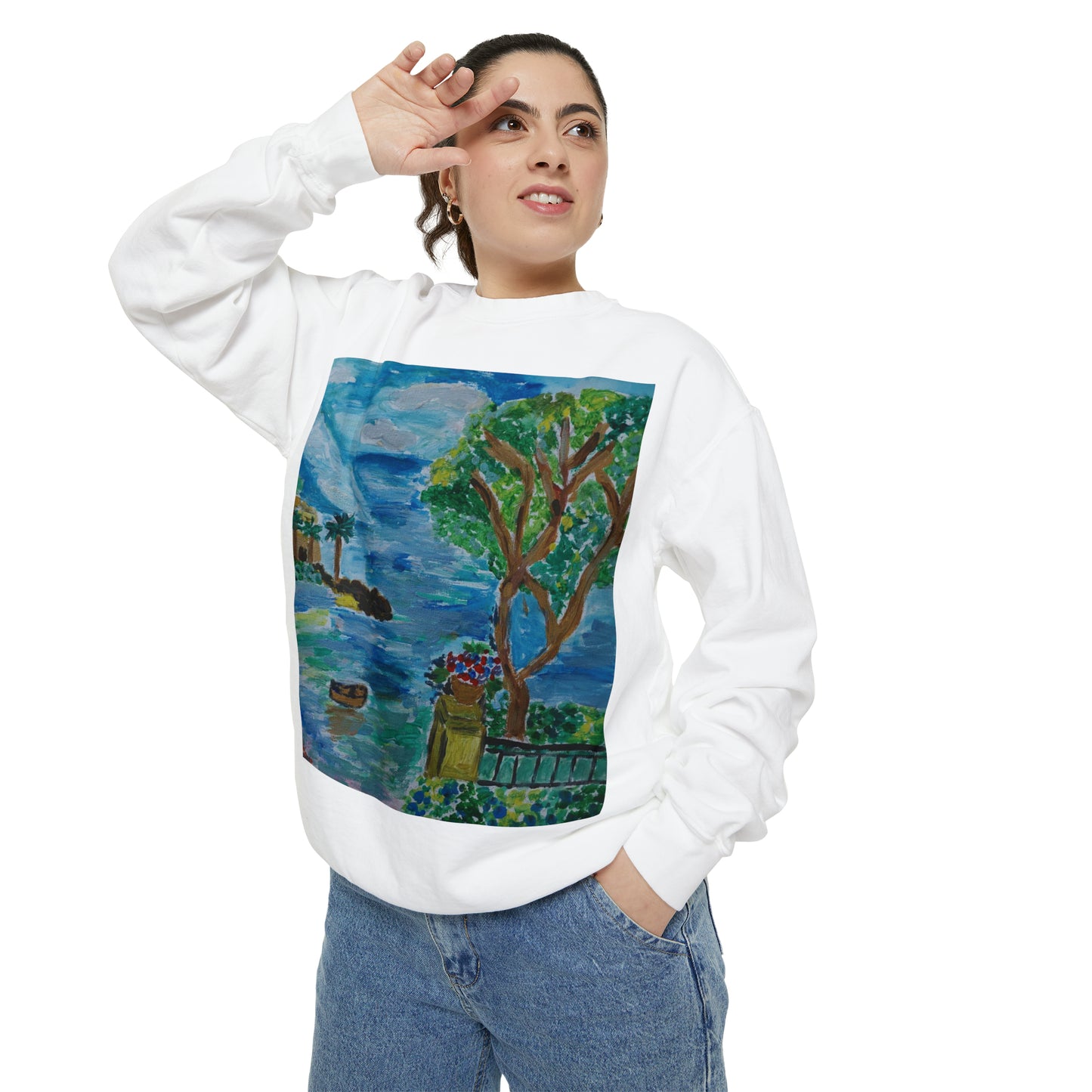 Unisex Garment-Dyed Sweatshirt