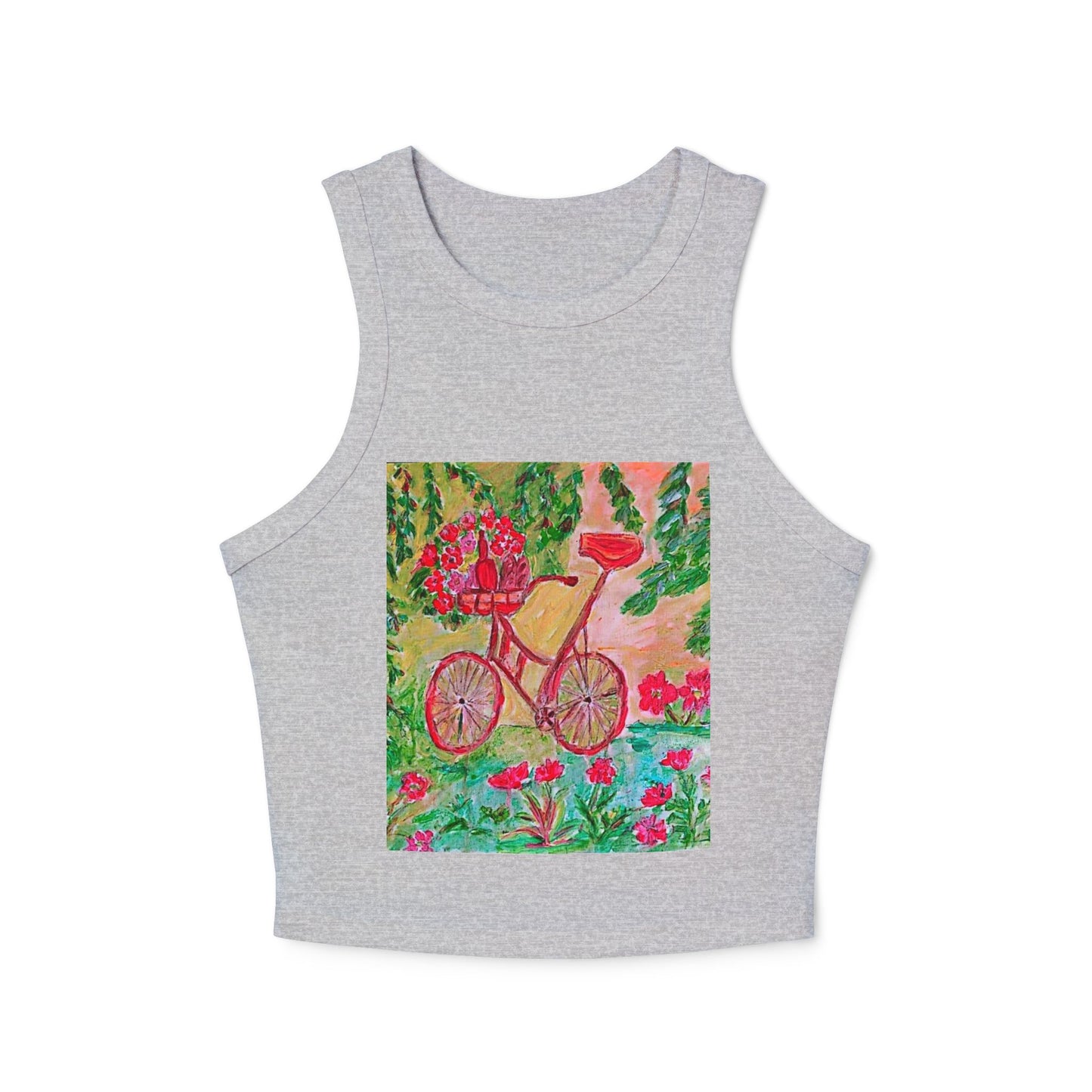 Women's Micro Rib Racer Tank Top