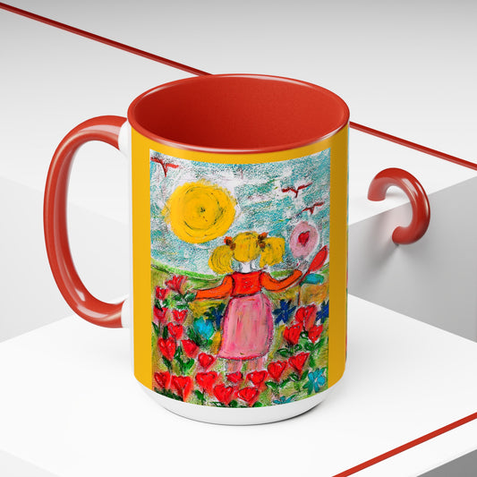 Look for the light Coffee Mugs, 15oz