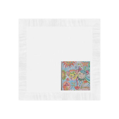 White Coined Napkins