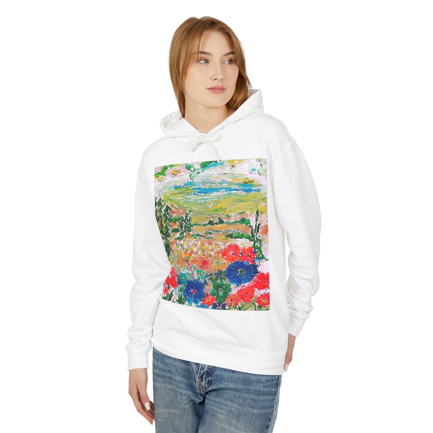 Unisex Lightweight Hooded Sweatshirt