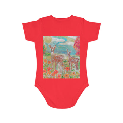 Short Sleeve Baby Bodysuit