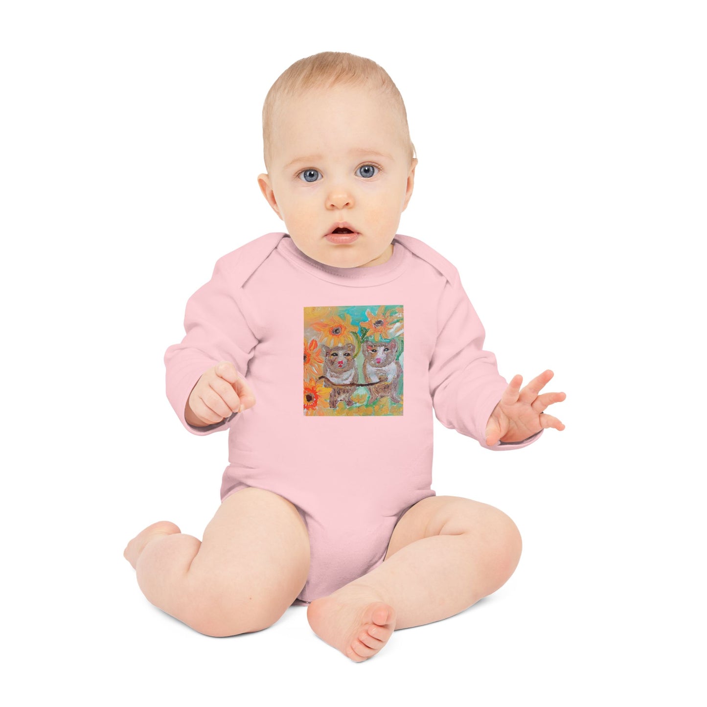 Baby Long-Sleeve Organic Bodysuit