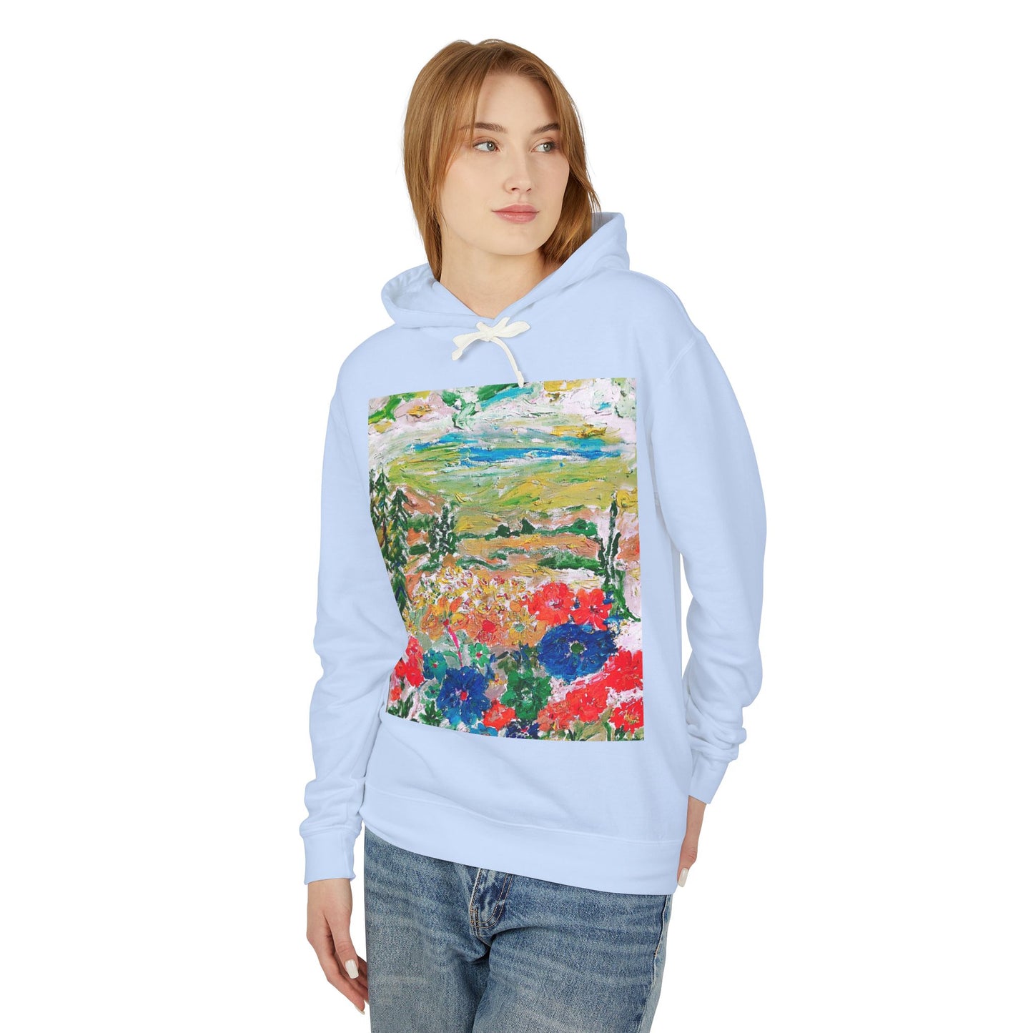 Unisex Lightweight Hooded Sweatshirt