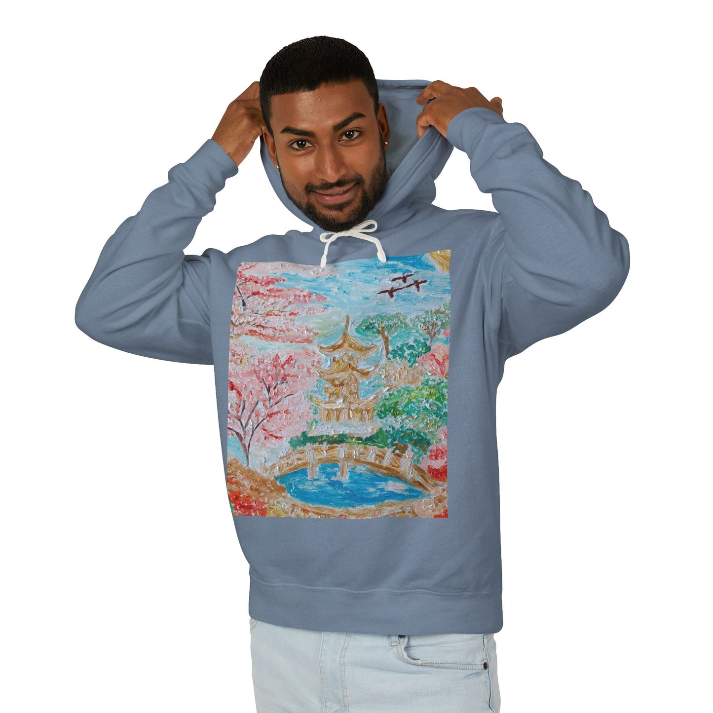 Unisex Lightweight Hooded Sweatshirt