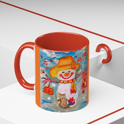 Accent Coffee Mug Snowman