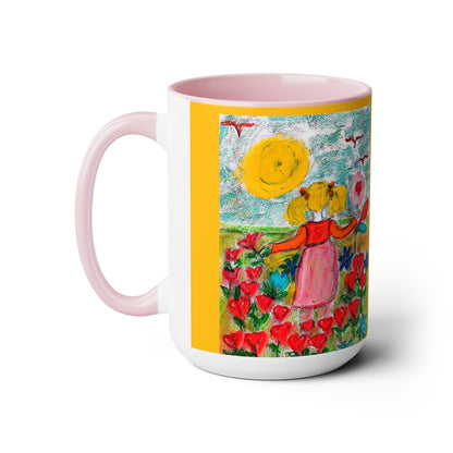 Look for the light Coffee Mugs, 15oz
