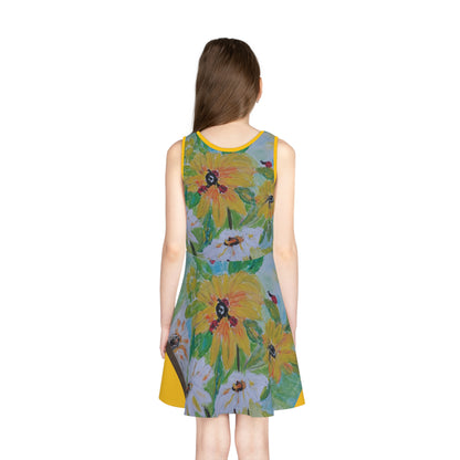 Girls' Sleeveless Sundress (AOP)