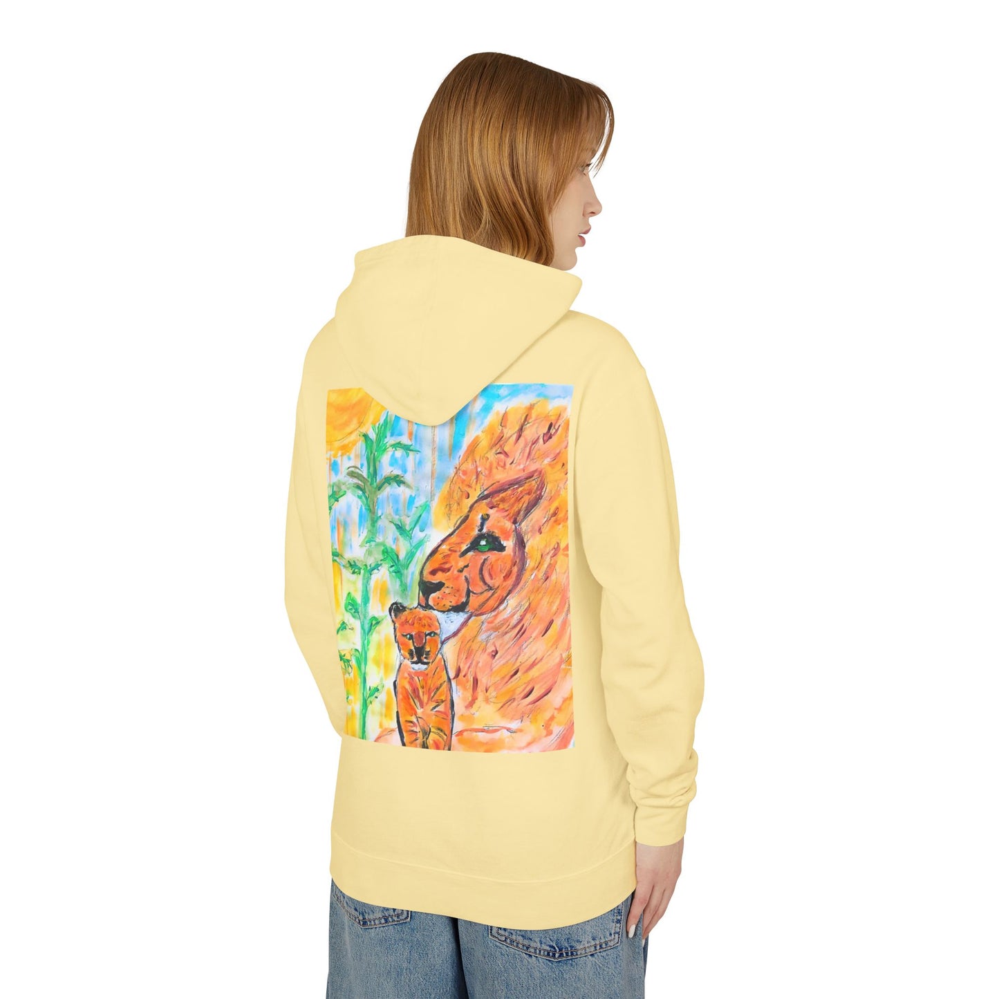 Unisex Lightweight Hooded Sweatshirt