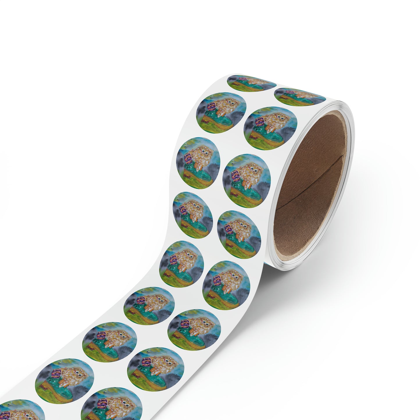 Round Sticker Label Rolls