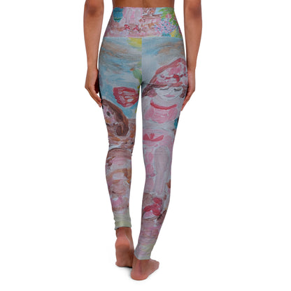 High Waisted Yoga Leggings (AOP)