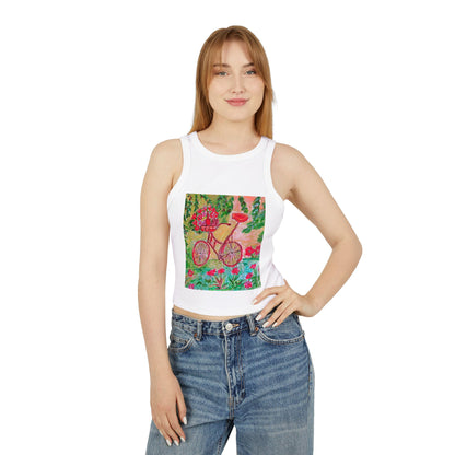 Women's Micro Rib Racer Tank Top