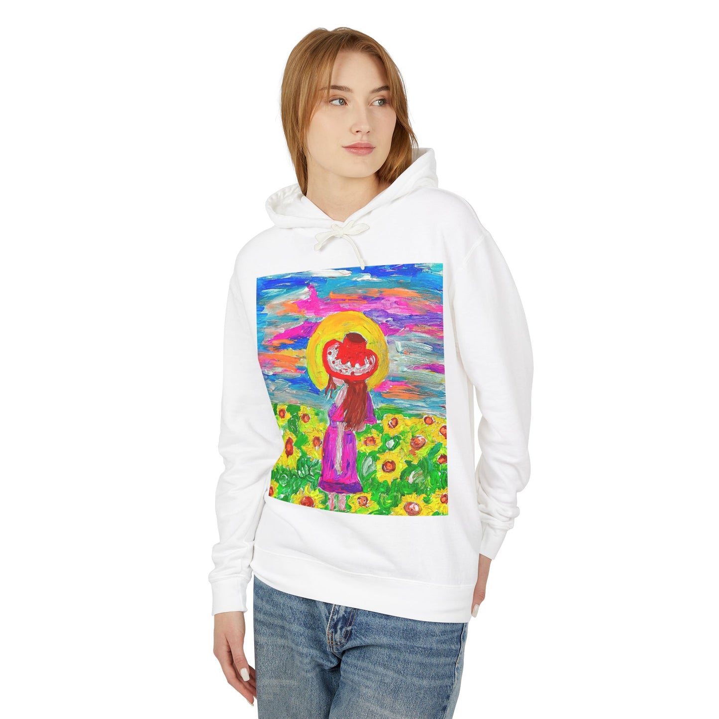 Unisex Lightweight Hooded Sweatshirt