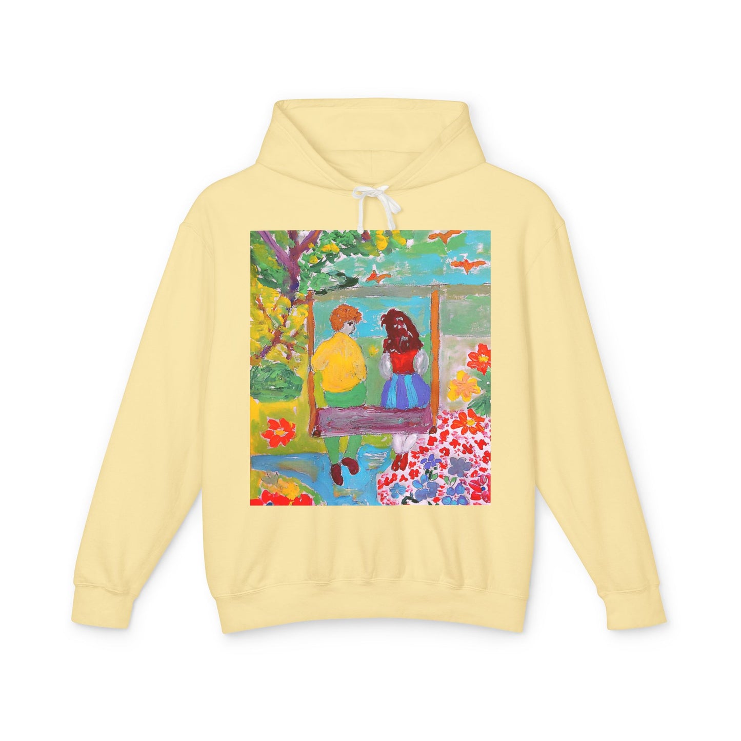 Unisex Lightweight Hooded Sweatshirt