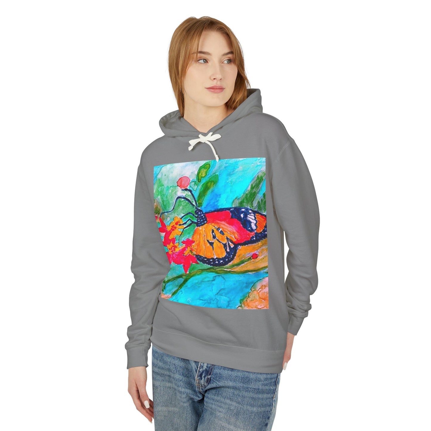 Unisex Lightweight Hooded Sweatshirt