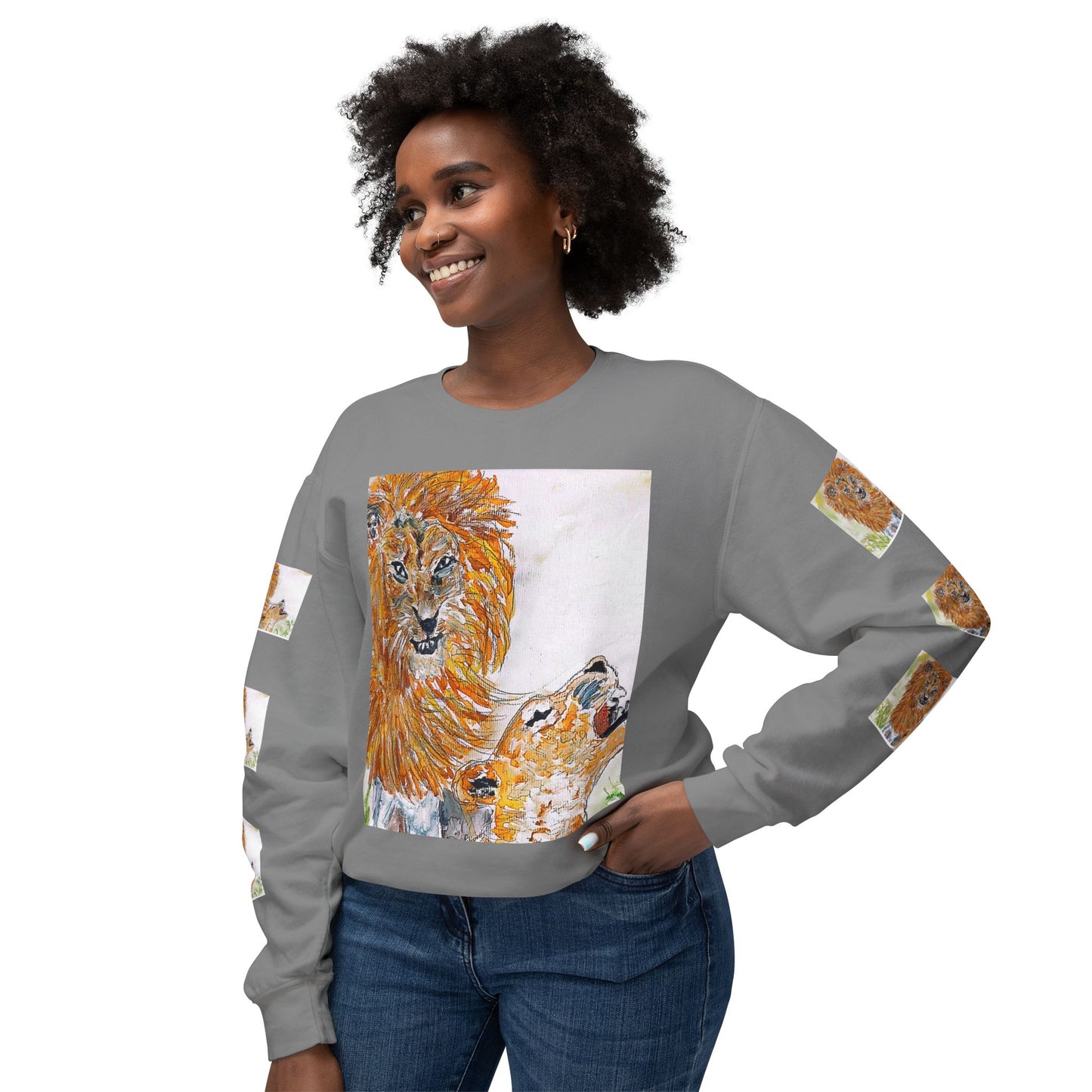 Unisex Lightweight Crewneck Sweatshirt