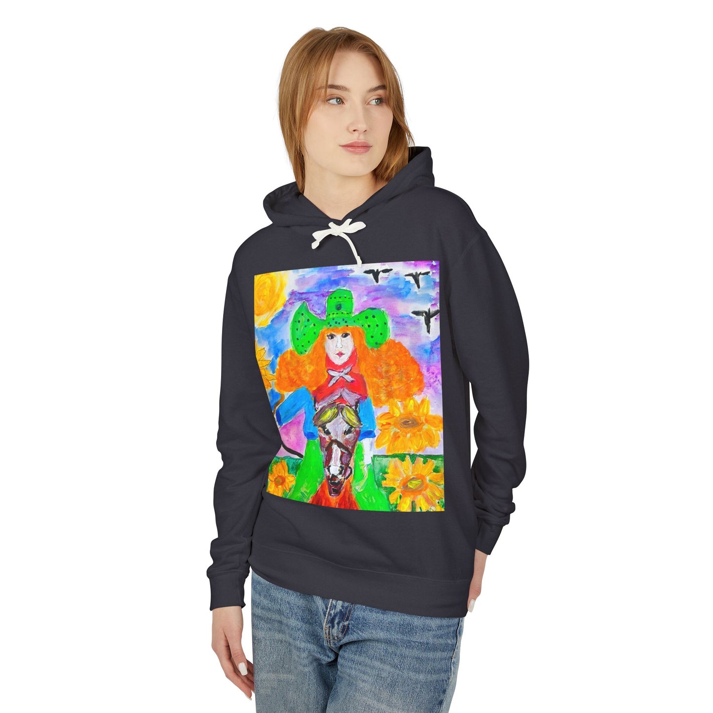 Unisex Lightweight Hooded Sweatshirt