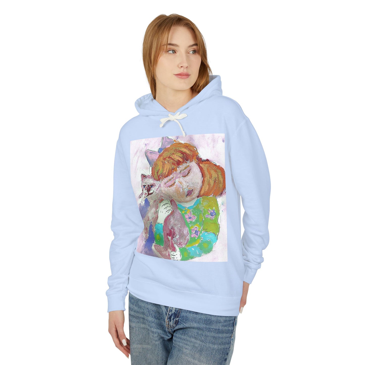 Unisex Lightweight Hooded Sweatshirt