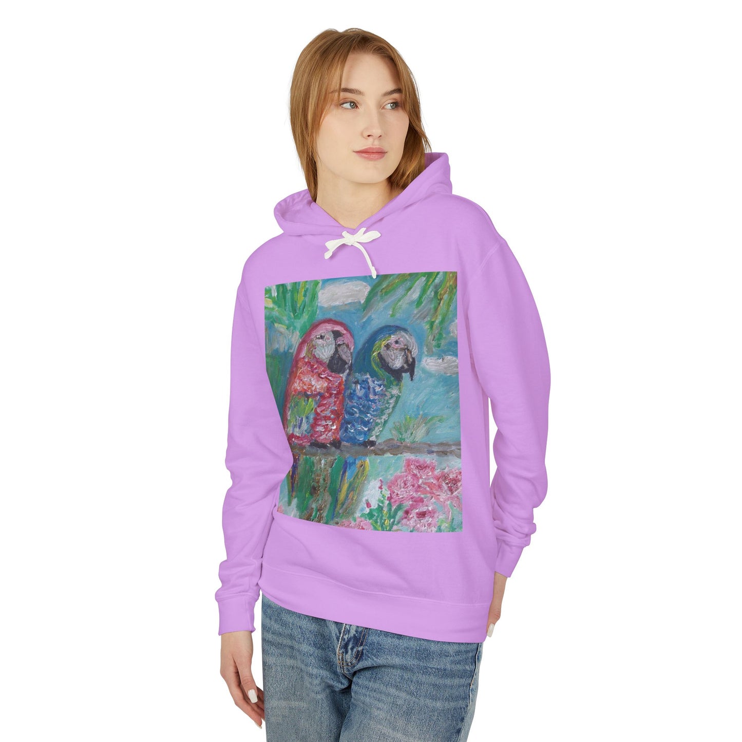 Unisex Lightweight Hooded Sweatshirt