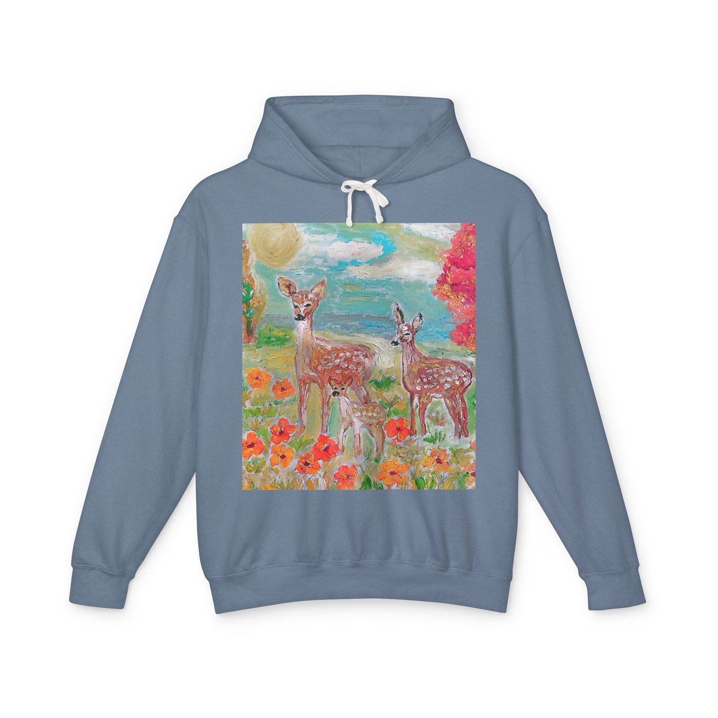 Unisex Lightweight Hooded Sweatshirt