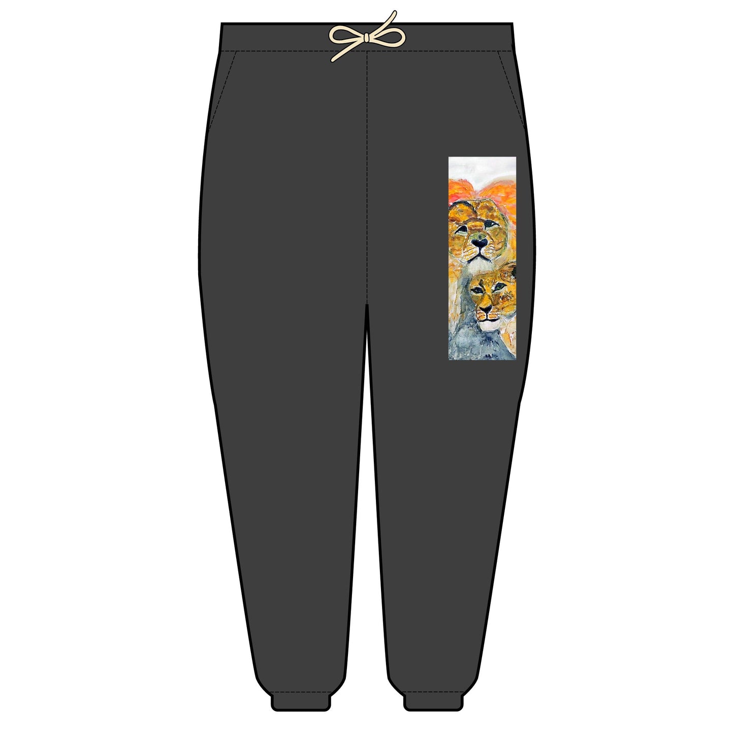 Unisex Garment-Dyed Lightweight Fleece Sweatpants