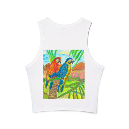 Women's Micro Rib Racer Tank Top