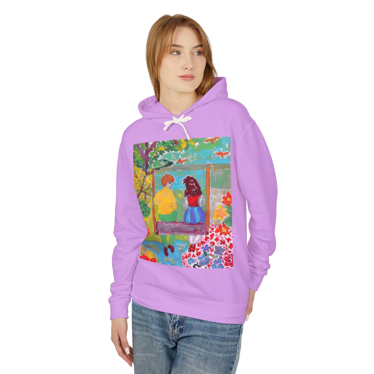 Unisex Lightweight Hooded Sweatshirt