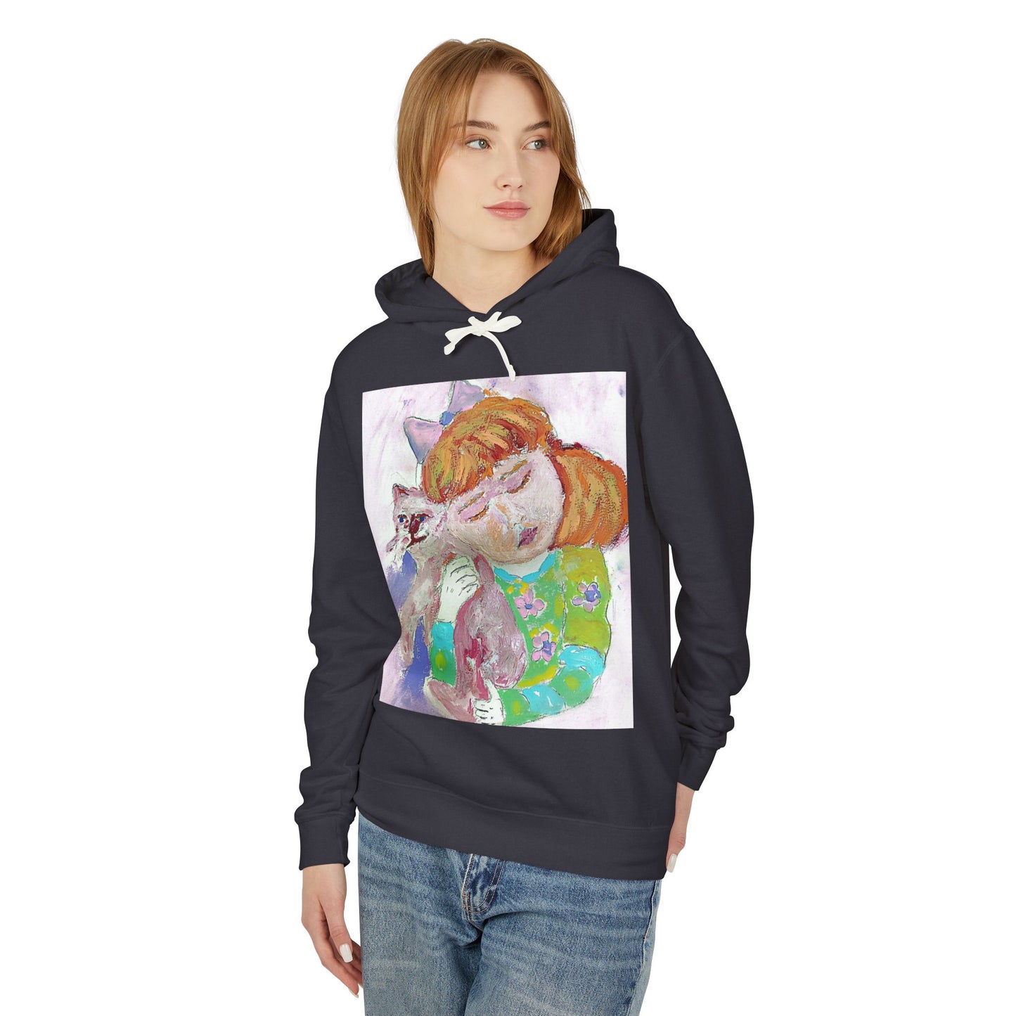 Unisex Lightweight Hooded Sweatshirt