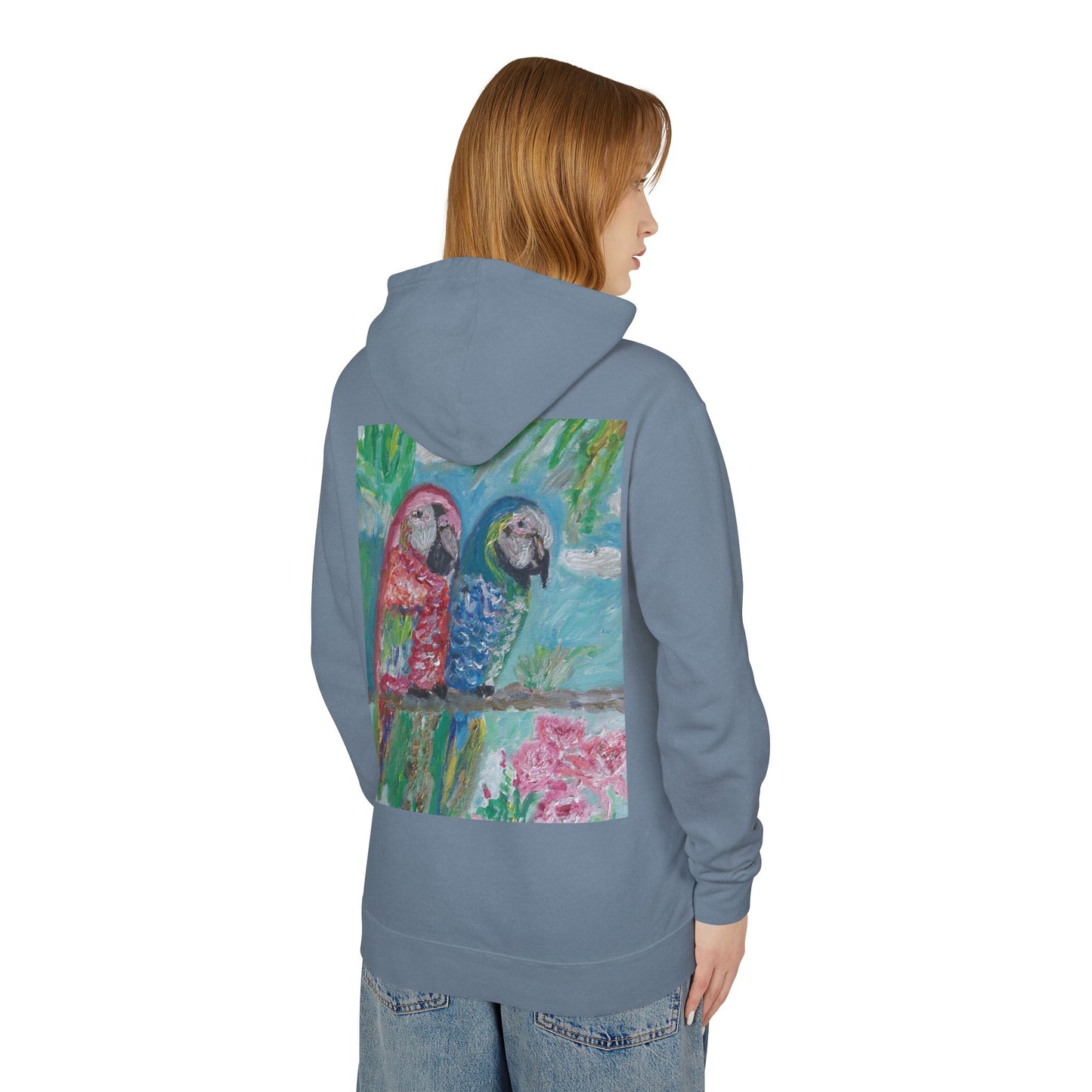 Unisex Lightweight Hooded Sweatshirt