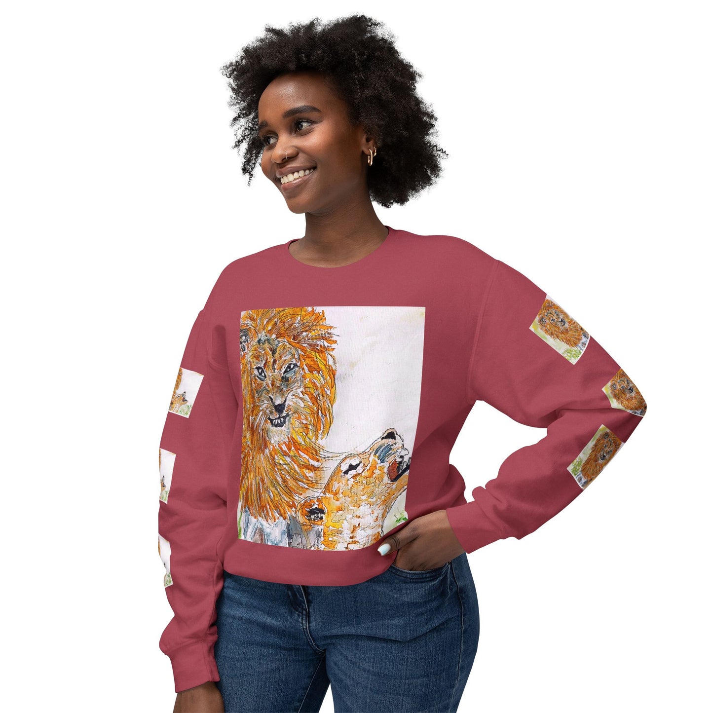 Unisex Lightweight Crewneck Sweatshirt