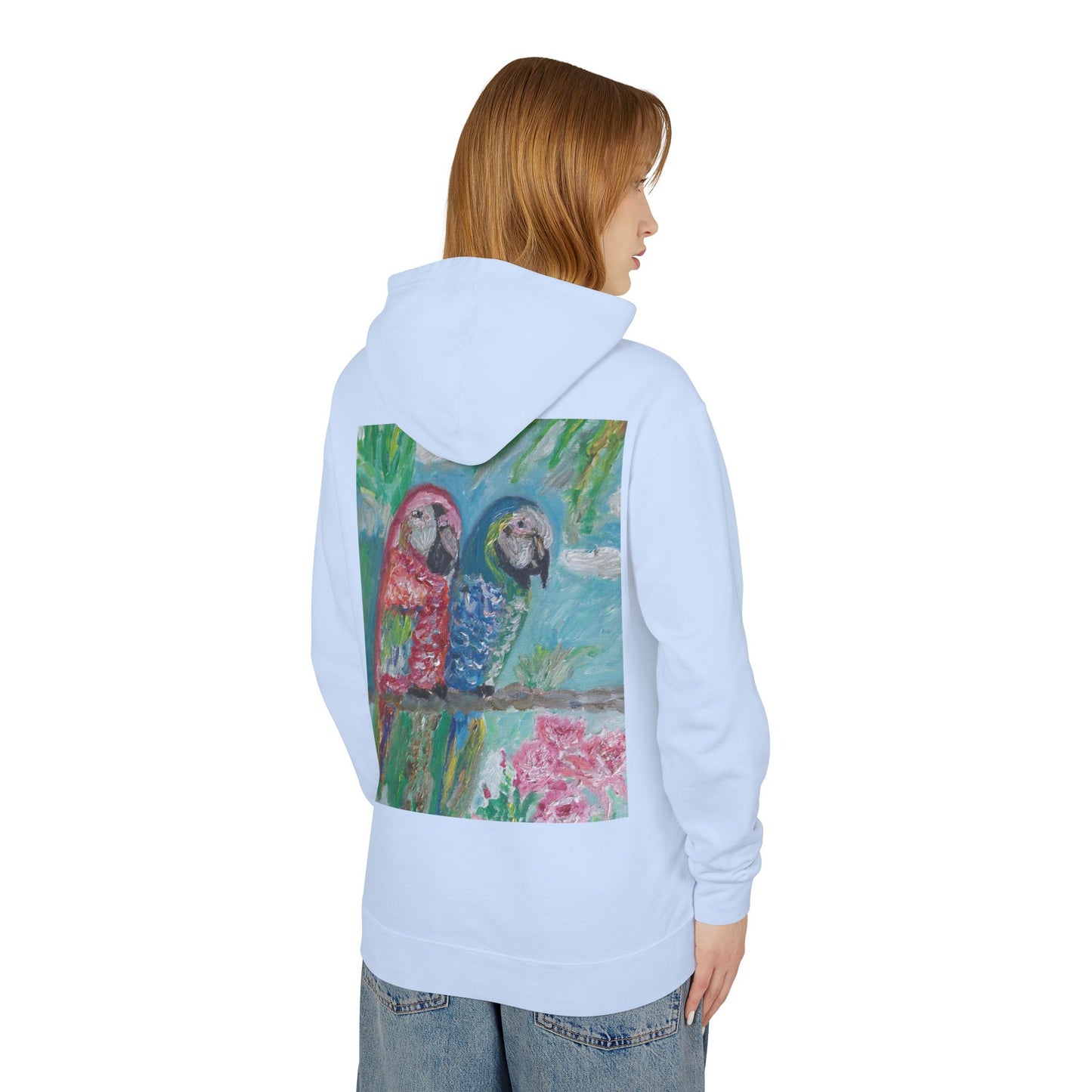 Unisex Lightweight Hooded Sweatshirt