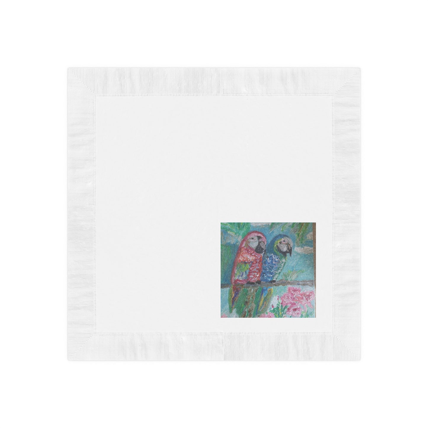 White Coined Napkins