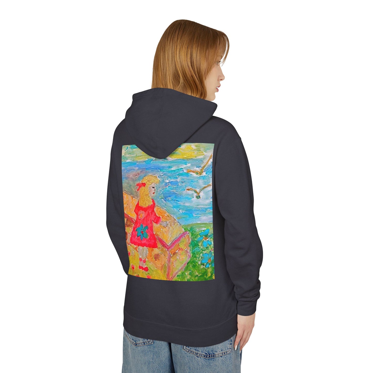 Unisex Lightweight Hooded Sweatshirt