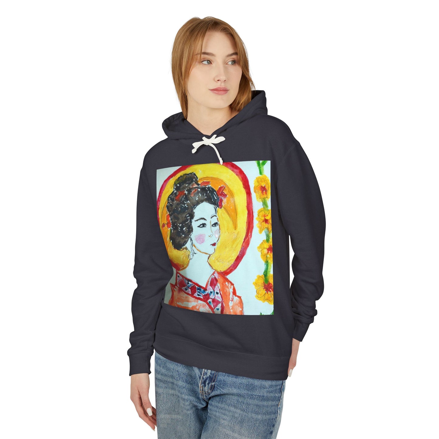 Unisex Lightweight Hooded Sweatshirt